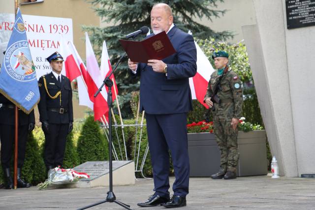 Przemówienie burmistrza Waldemara Palucha