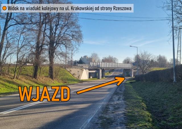 Wjazd na teren Punktu Selektywnego Zbierania Odpadów Komunalnych przy ul. Krakowskiej 35AB w Jarosławiu