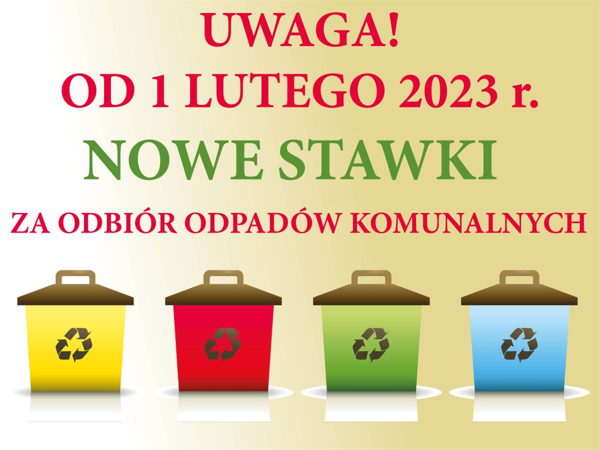 Nowe stawki za odbiór odpadów komunalnych