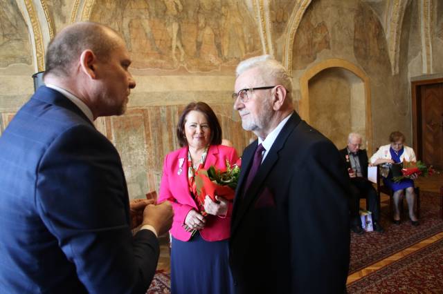 Uroczystość wręczenia Medali za Długoletnie Pożycie Małżeńskie.