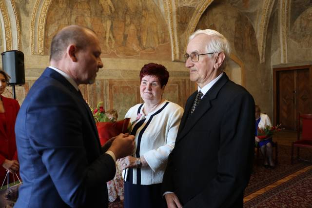 Uroczystość wręczenia Medali za Długoletnie Pożycie Małżeńskie.