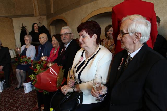 Uroczystość wręczenia Medali za Długoletnie Pożycie Małżeńskie.