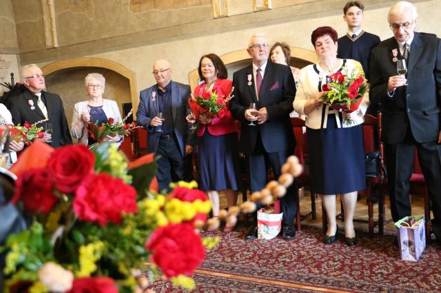 Uroczystość wręczenia Medali za Długoletnie Pożycie Małżeńskie.