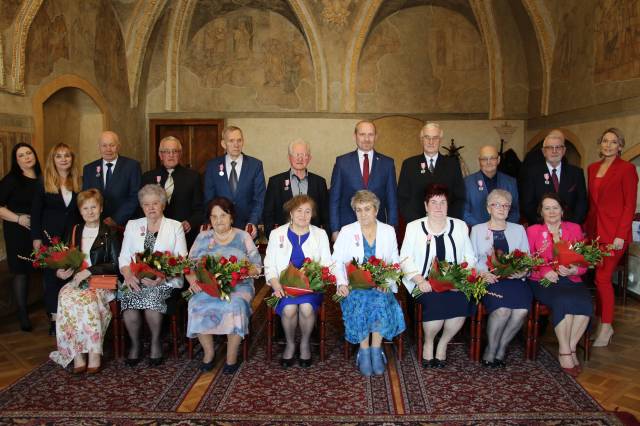 Uroczystość wręczenia Medali za Długoletnie Pożycie Małżeńskie.