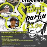 otwarcie skateparku - plakat