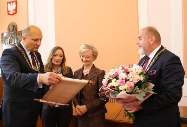 Wręczenie aktu nadania Honorowego Obywatelstwa Miasta Jarosławia