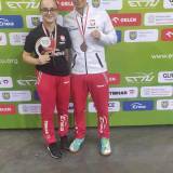 Zdobywcy medali w Mistrzostwach Europy Juniorów Anna Brzyska i Alan Kulczycki