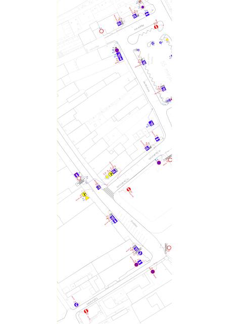 Nowa organizacja ruchu - mapa poglądowa