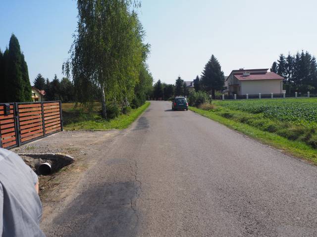 przekazanie placu budowy oświetlenia ul. Kamiennej