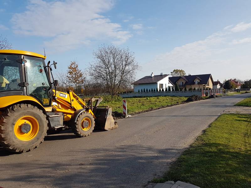 ul. Batalionów Chłopskich w trakcie prac