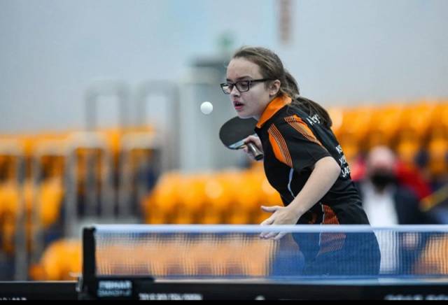 Anna Brzyska - zawodniczka Kolping Jarosław (tenis stołowy).