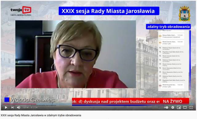 Radna Rady Miasta Jarosławia Wanda Czerwiec.