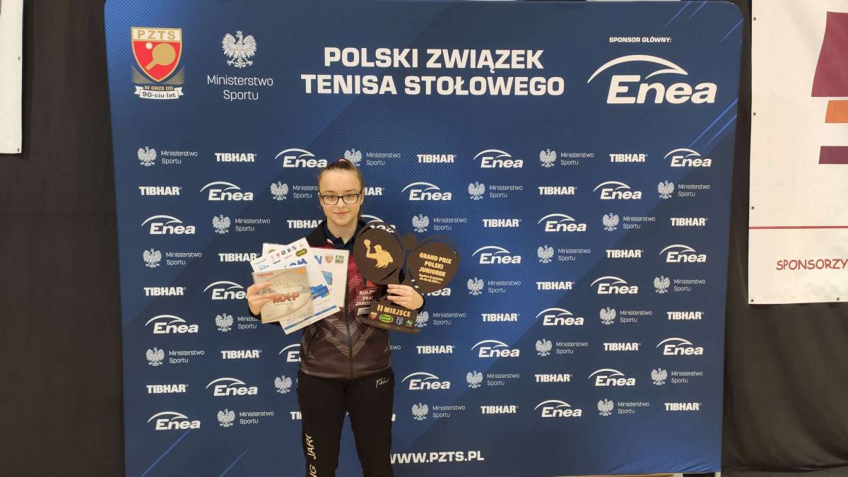 Zawodniczka Kolpingu Jarosław i uczennica Szkoły Mistrzostwa Sportowego w Jarosławiu Anna Brzyska