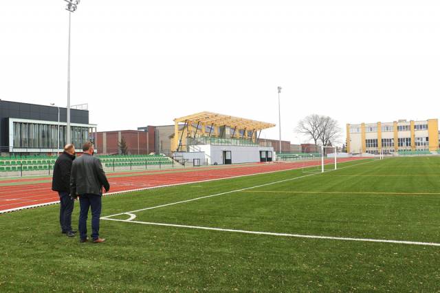 Stadion miejski przy ul. Piekarskiej w Jarosławiu.