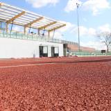 Stadion Miejski im. Mieczysława Haspla - zbliżenie na bieżnię, fot. UM Jarosławia