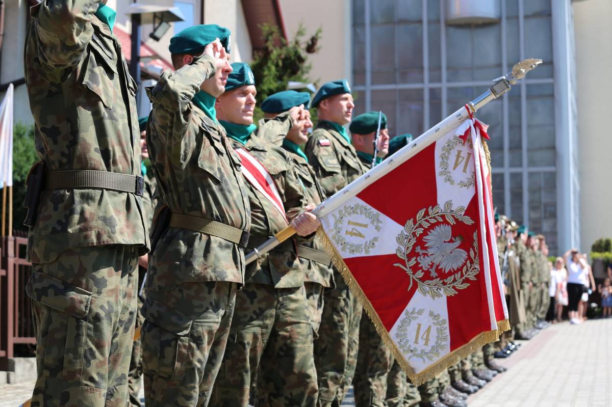 Przedstawiciele jednostek stacjonujących w Jarosławiu