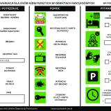 Karta komunikacji dla osób niesłyszących.