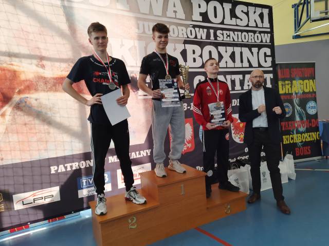 Igor Bronowski na najwyższym podium