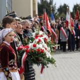 Uczestnicy uroczystości Katyńsko-Smoleńskich.