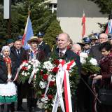 Uczestnicy uroczystości Katyńsko-Smoleńskich.