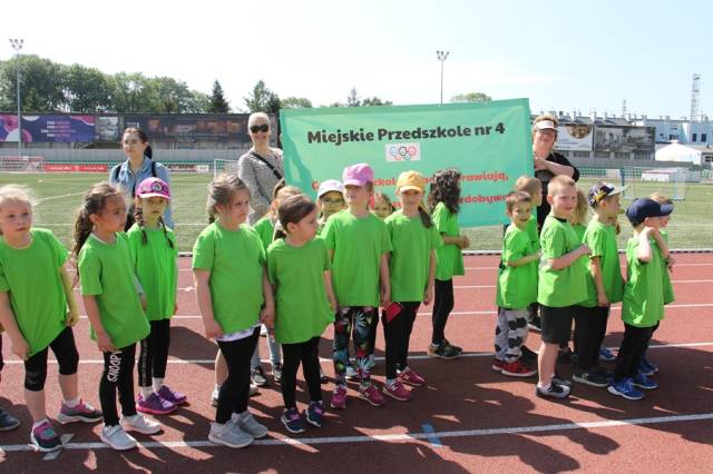 Uczestnicy Olimpiady Przedszkolaków.