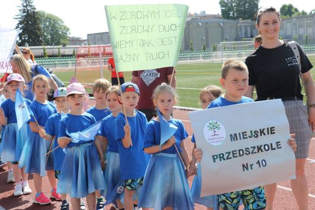 Uczestnicy Olimpiady Przedszkolaków.