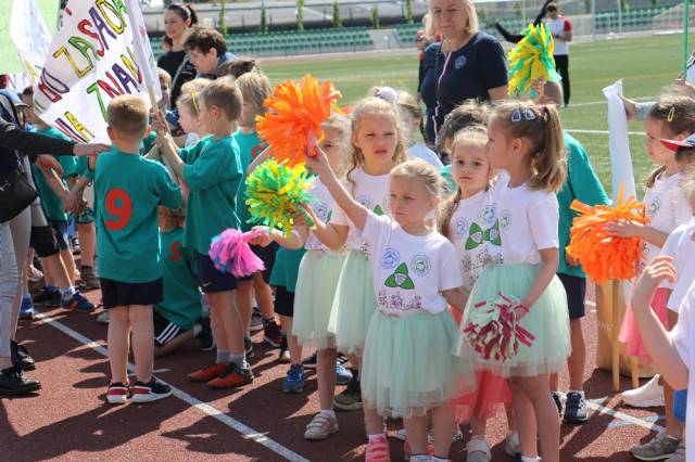 Uczestnicy Olimpiady Przedszkolaków.