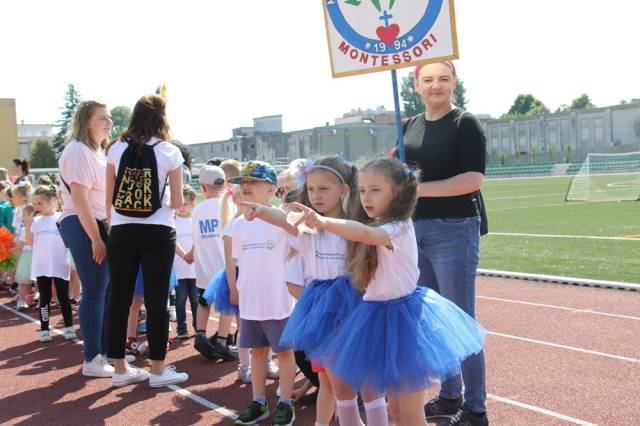 Uczestnicy Olimpiady Przedszkolaków.