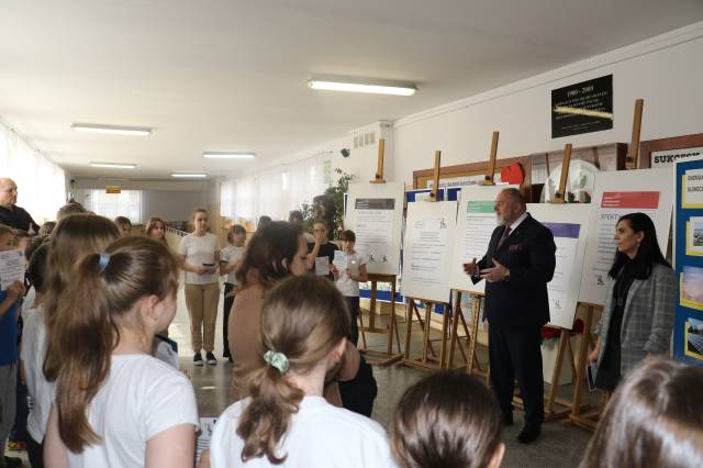 Otwarcie projektu termomodernizacji SP 11