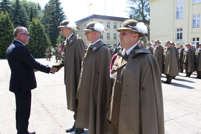 Obchody święta 14. dywizjonu artylerii samobieżnej.