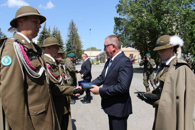 Obchody święta 14. dywizjonu artylerii samobieżnej.